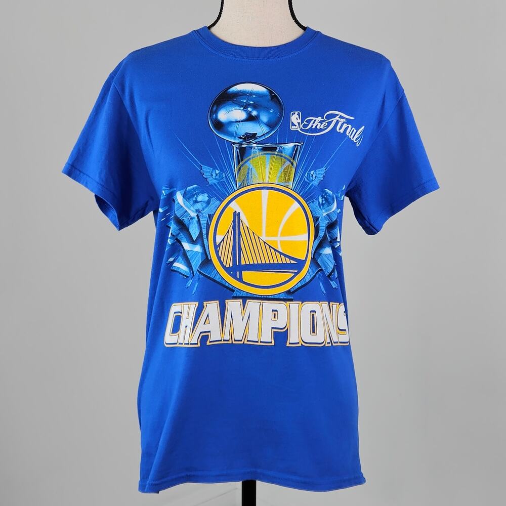 Gildan NBA‎ Golden State Warriors 2015 Finals Champions Blue T-Shirt | Men S